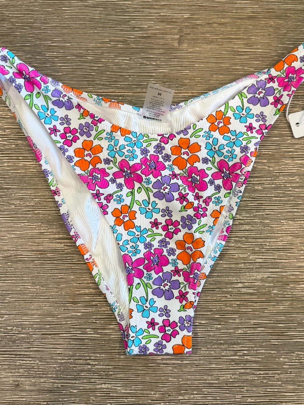 NWT Bright Swimwear Capri Bottom Citrus Floral Size M